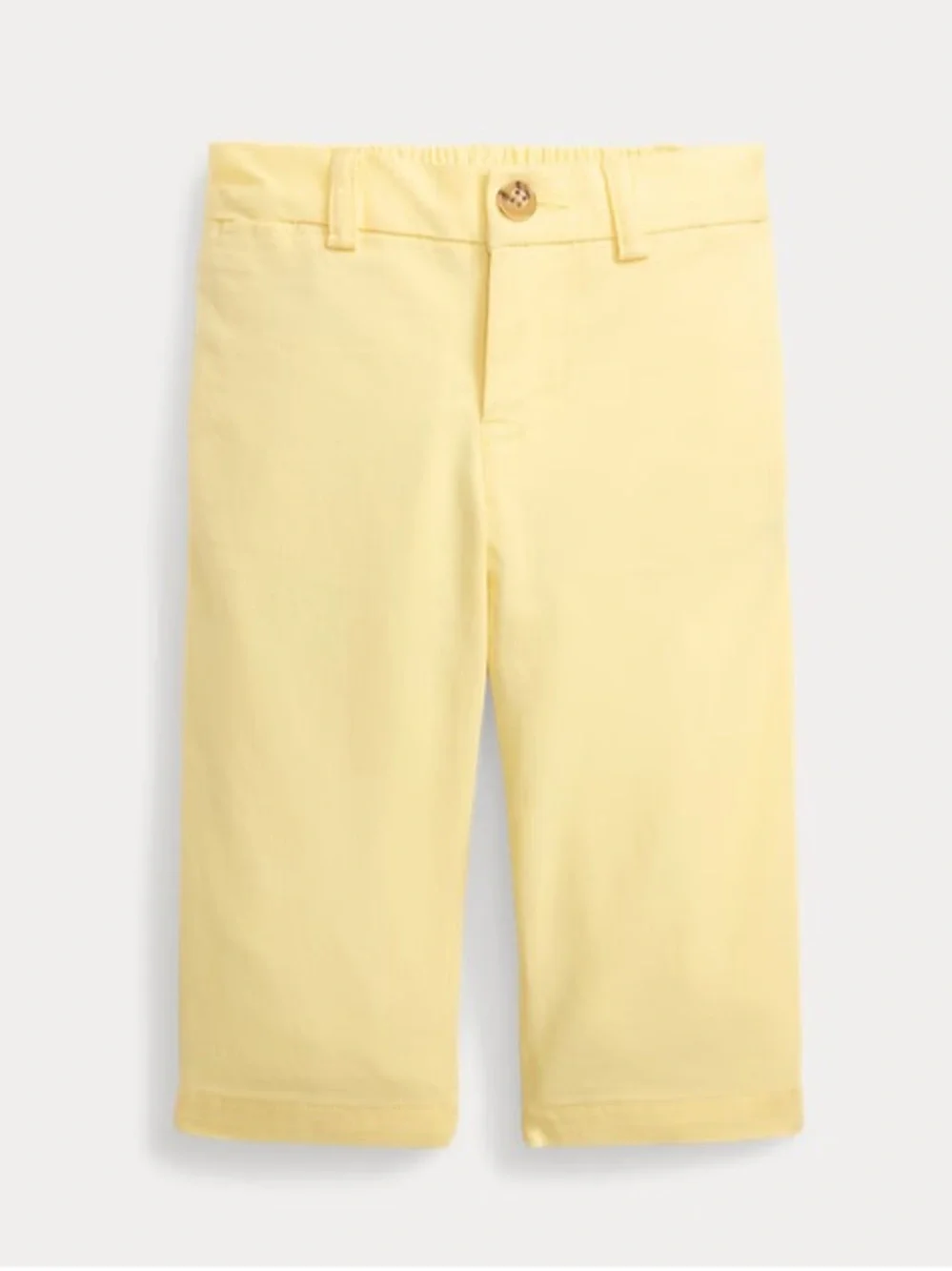Polo by Ralph Lauren Rugby Shirt Striped Polo with Twill Yellow Pants Set